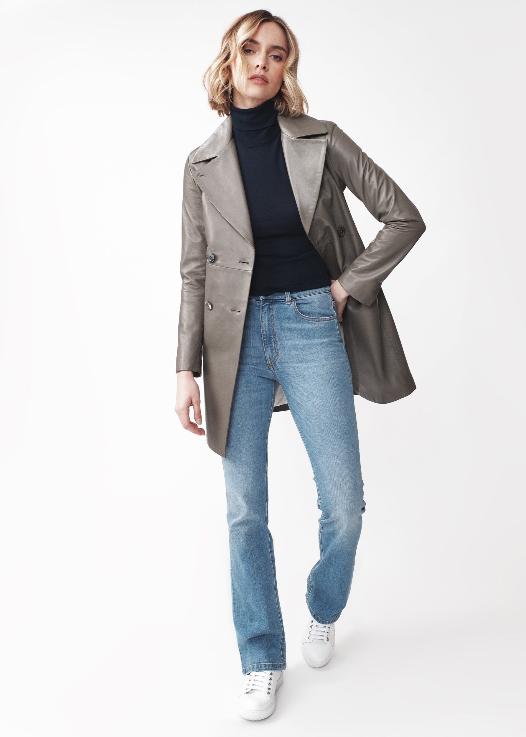 AMIE DOUBLE BREASTED COAT