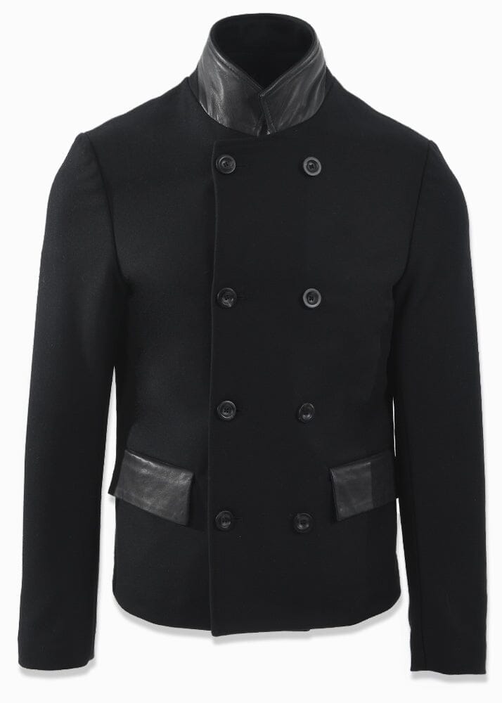 DOUBLE BREASTED SHORT COAT