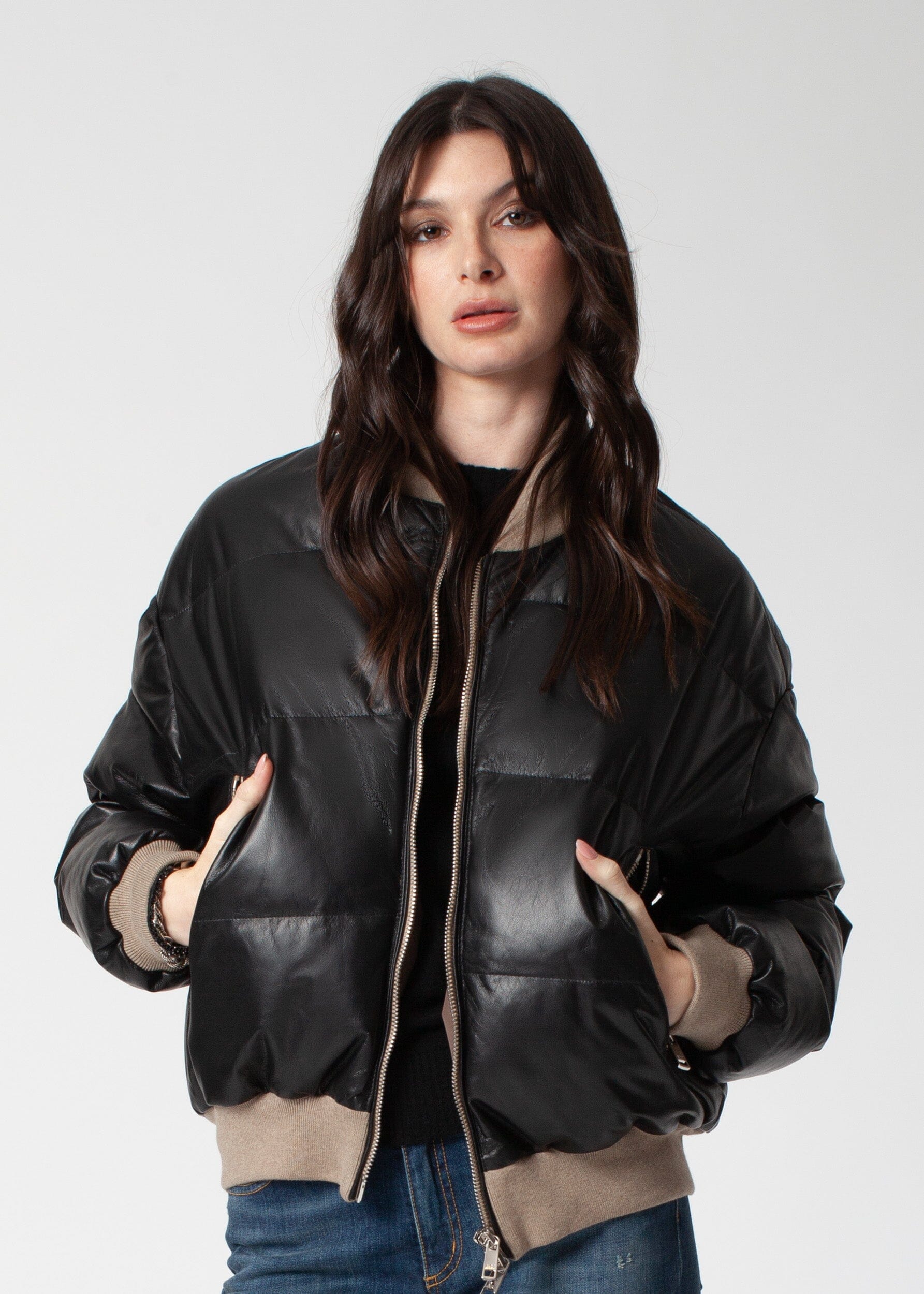 EVELYN DOWN BOMBER JACKET
