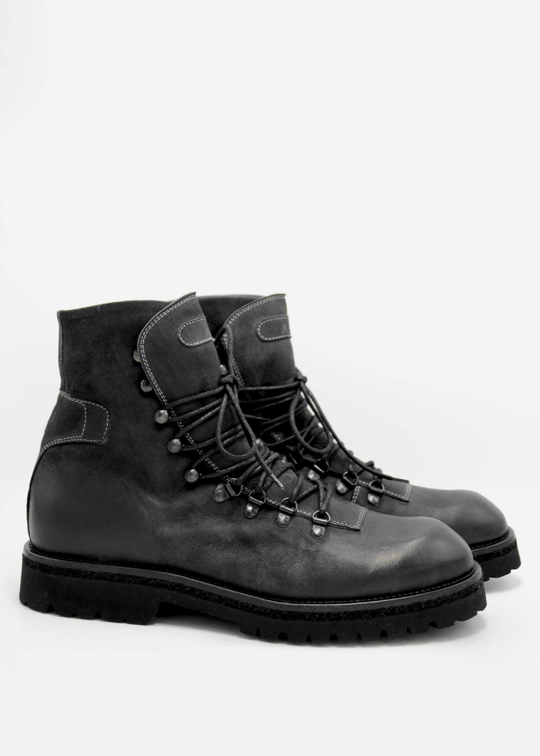 Men's Lightweight Italian Hiking Boots, Handmade Leather