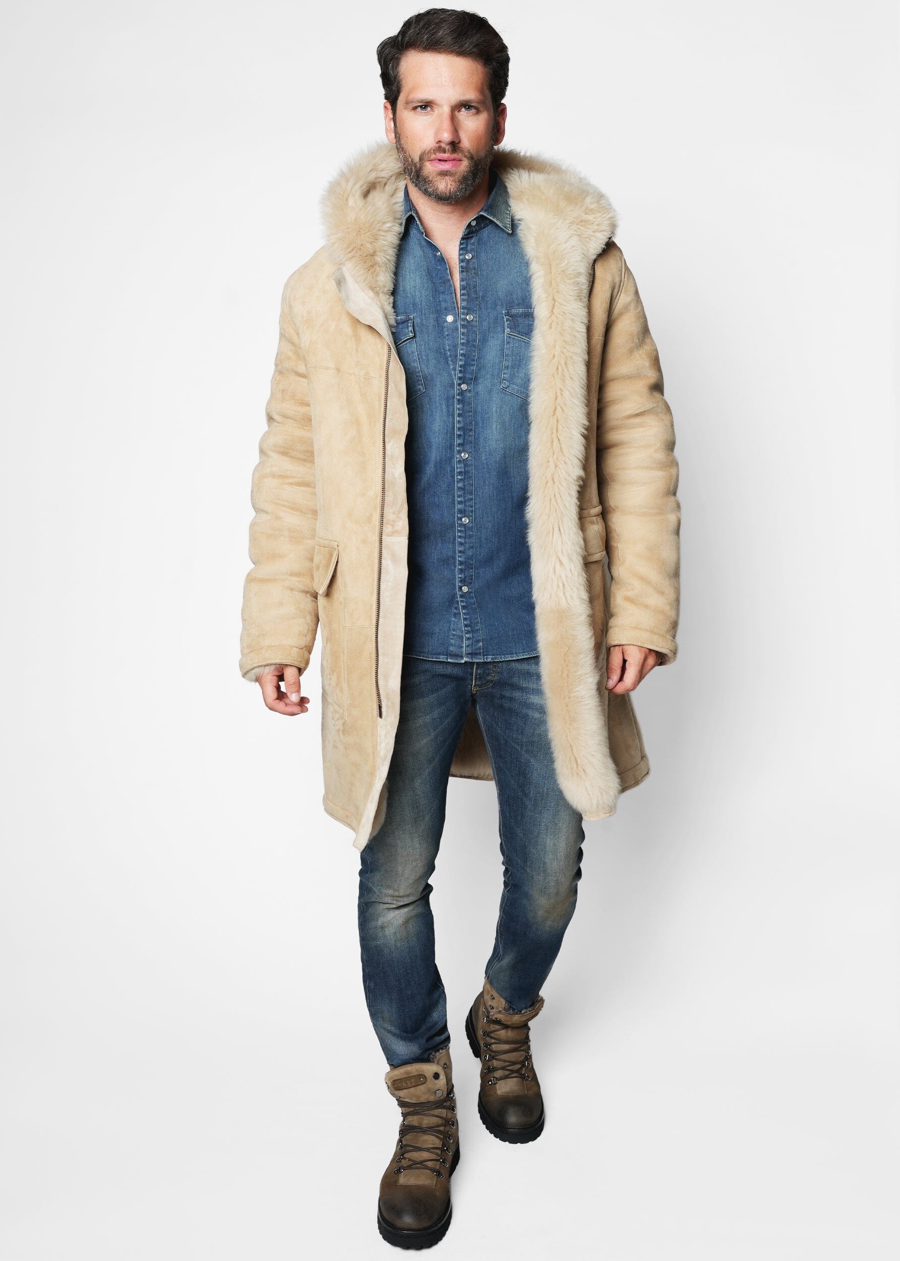 SHEARLING PARKA