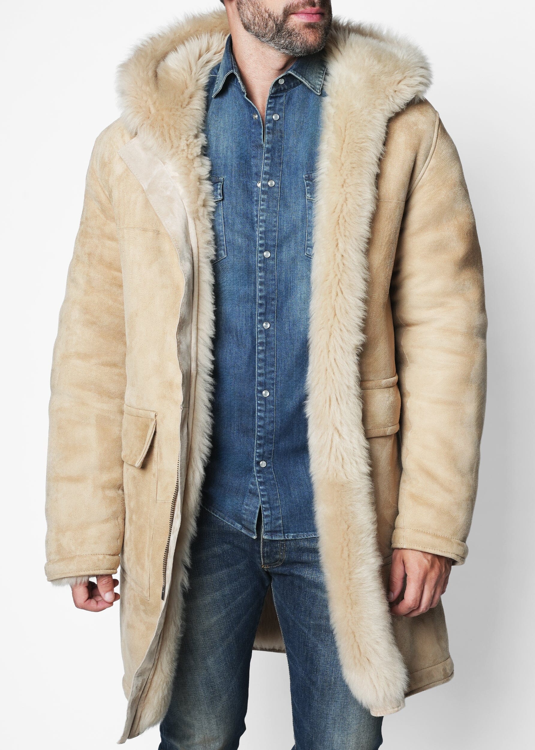 SHEARLING PARKA