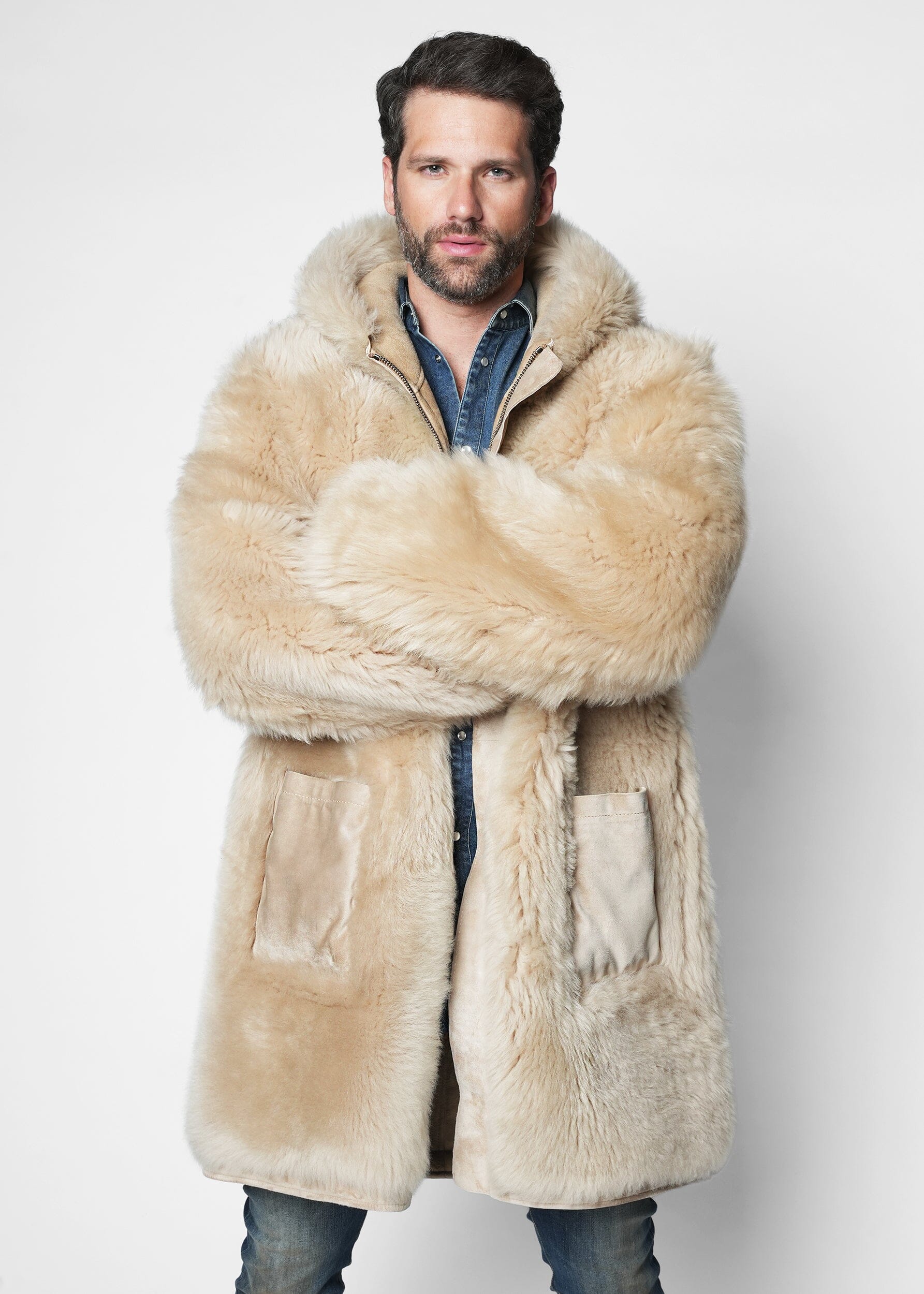 SHEARLING PARKA