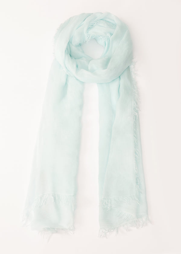ARI MODAL CASHMERE SCARF IN TURQUOISE