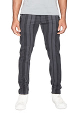 Cotton Stretch Striped Drawstring Trousers-Ari Soho