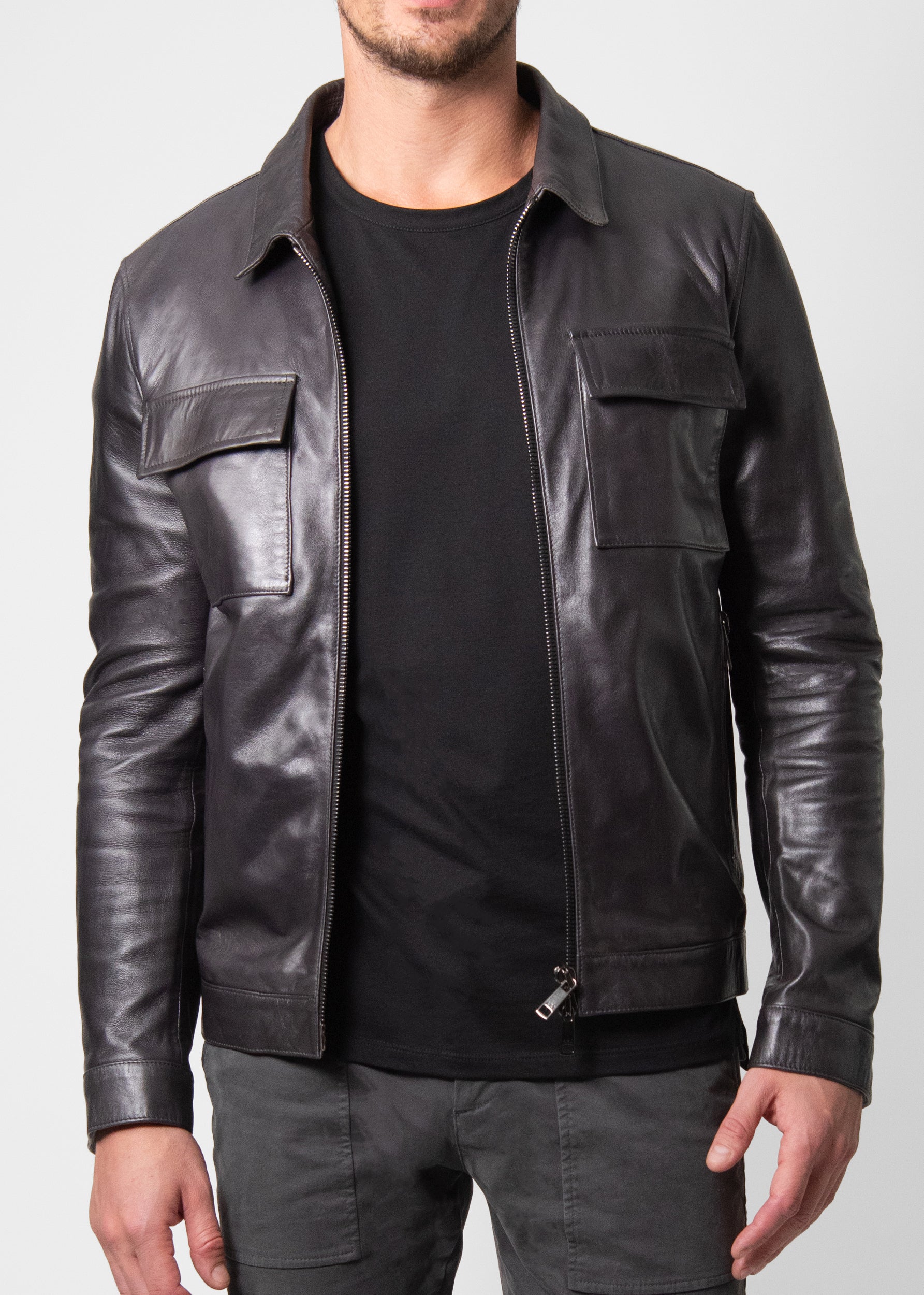 JACK PLONGÈ LEATHER JACKET