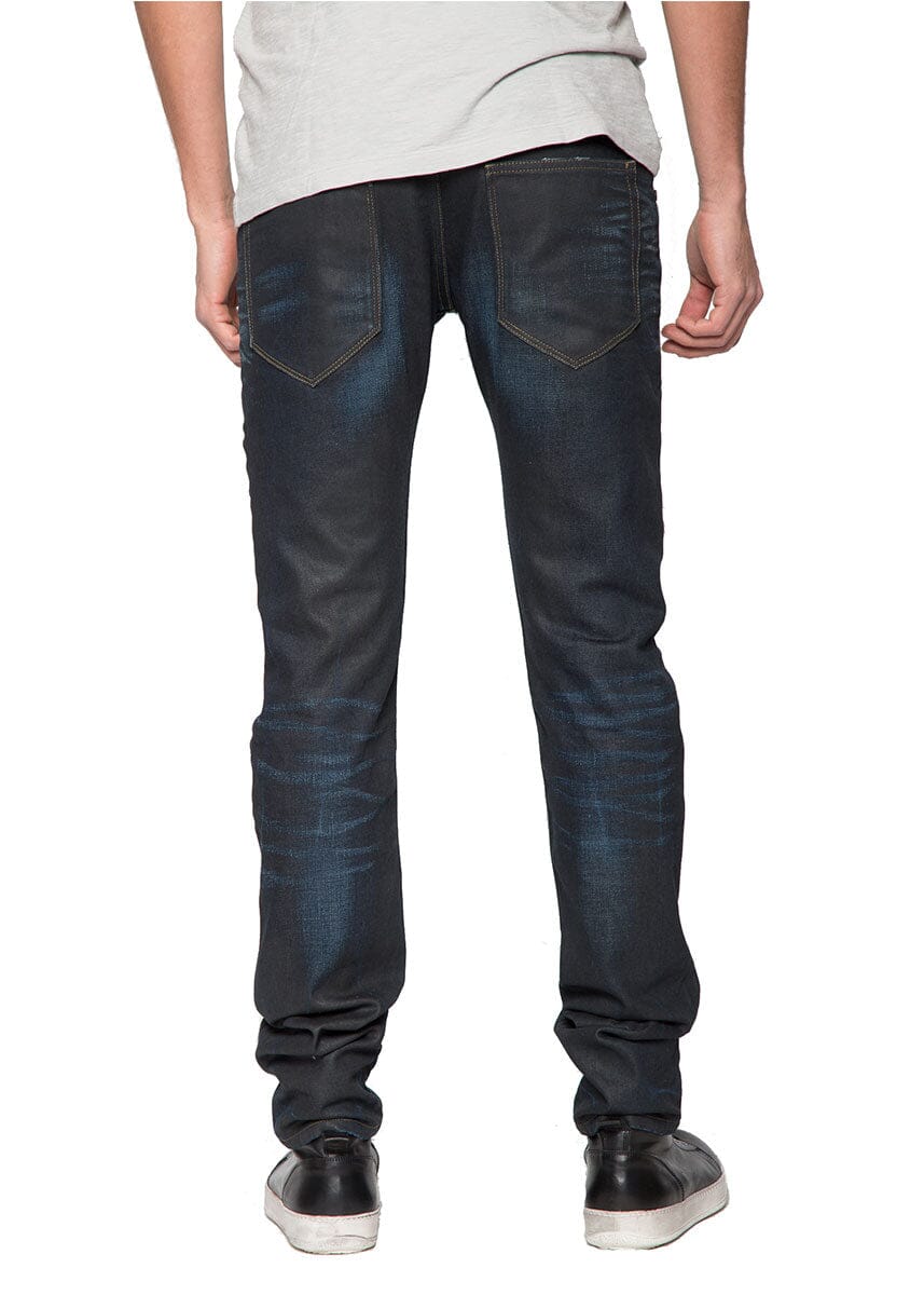 Light Coated Blue Washed Denim-Ari Soho