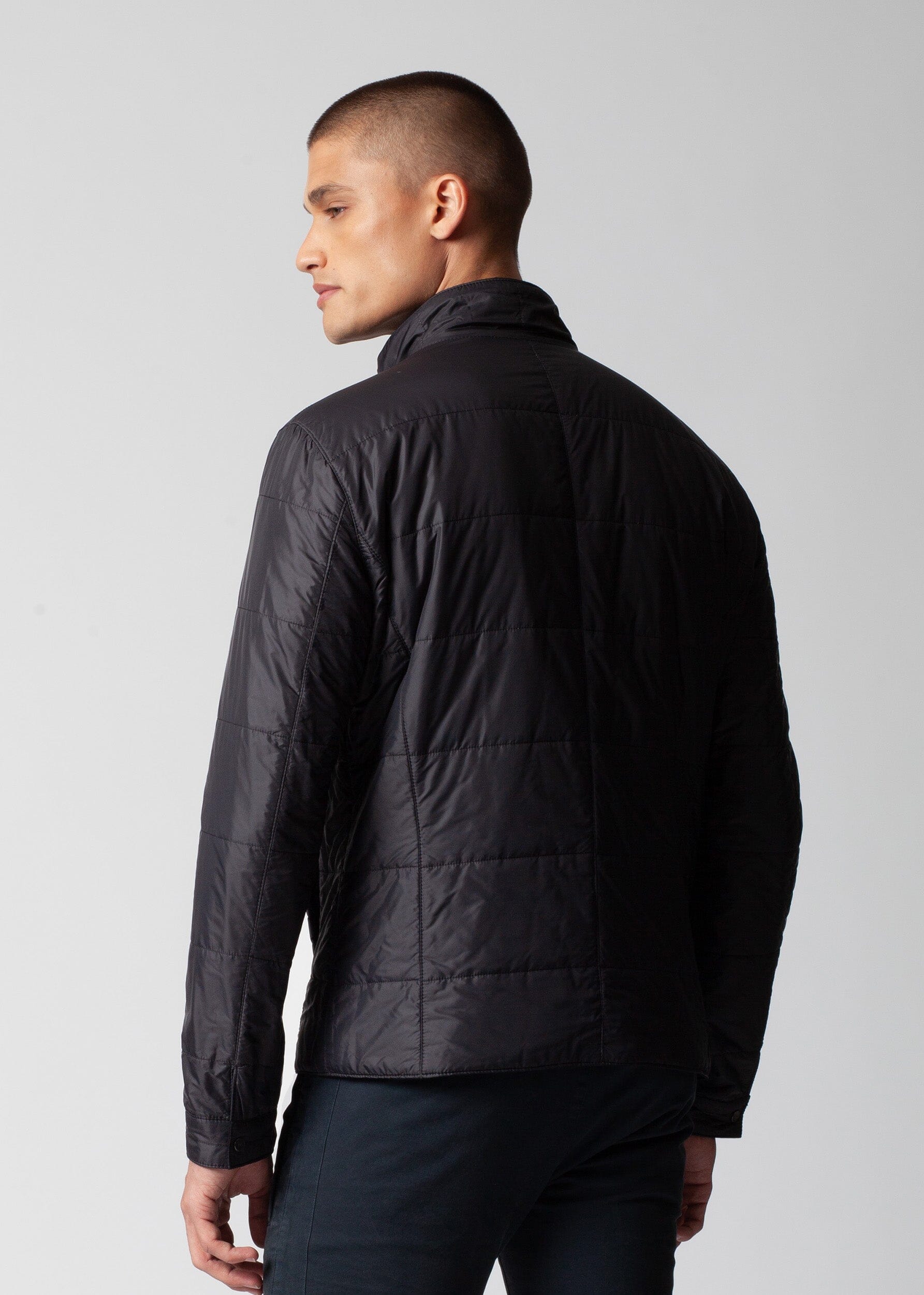 REVERSIBLE MICRO CASHMERE JACKET