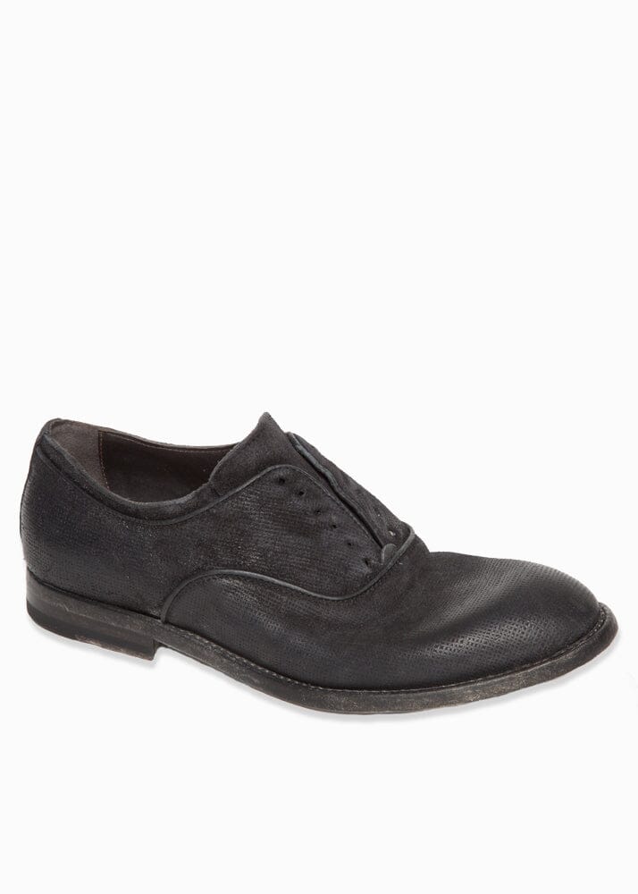 Washed Leather Oxford Shoes-Ari Soho