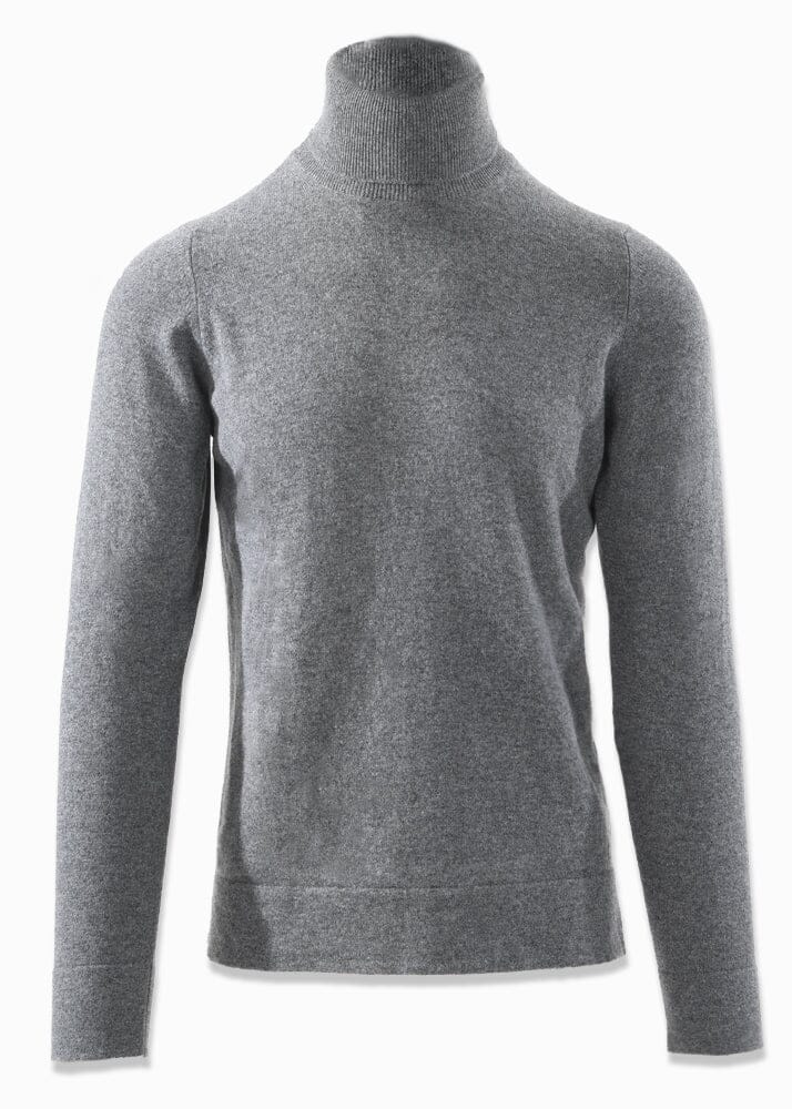 CASHMERE TURTLE NECK IN GRAY