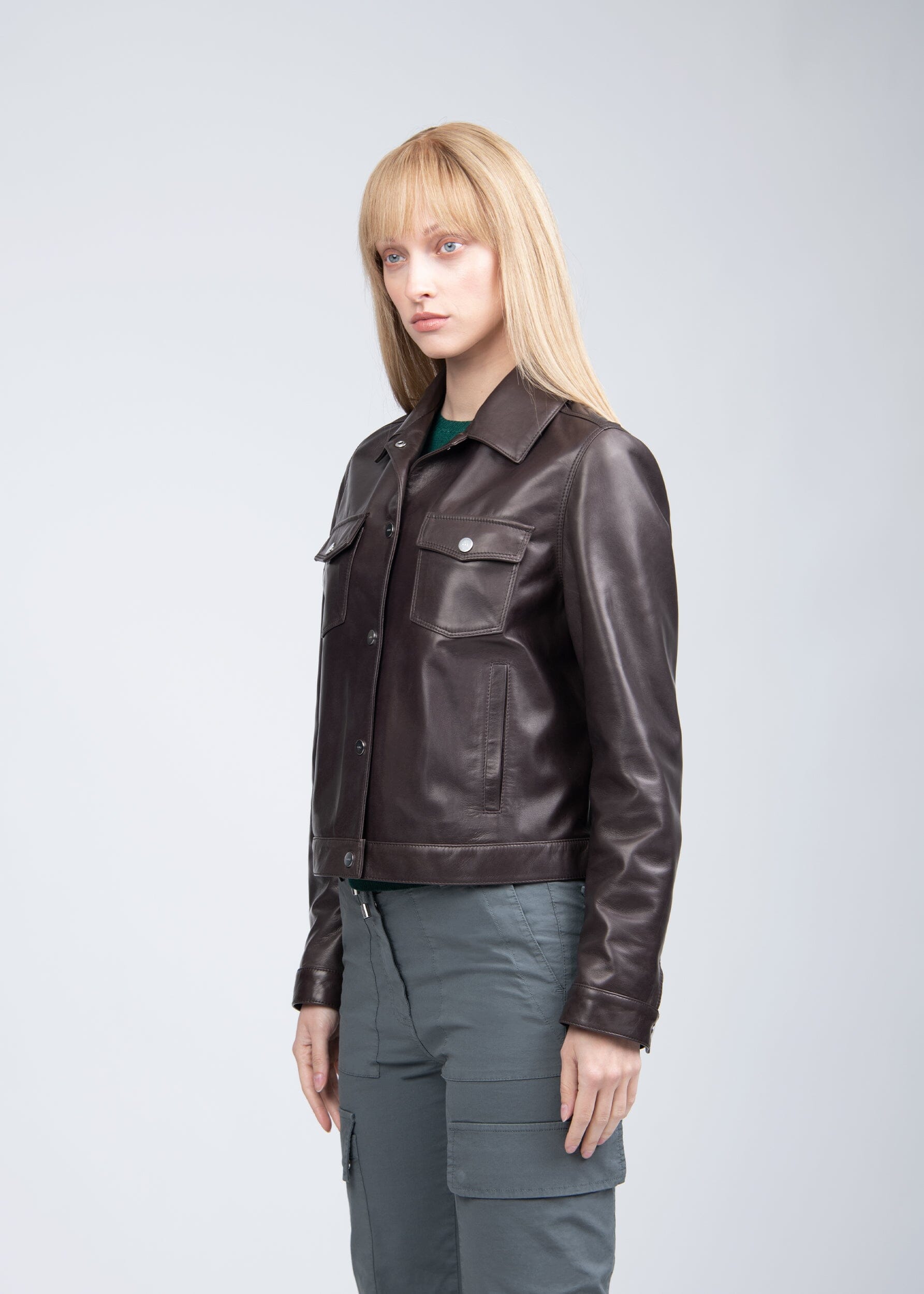 CORINE LEATHER JACKET