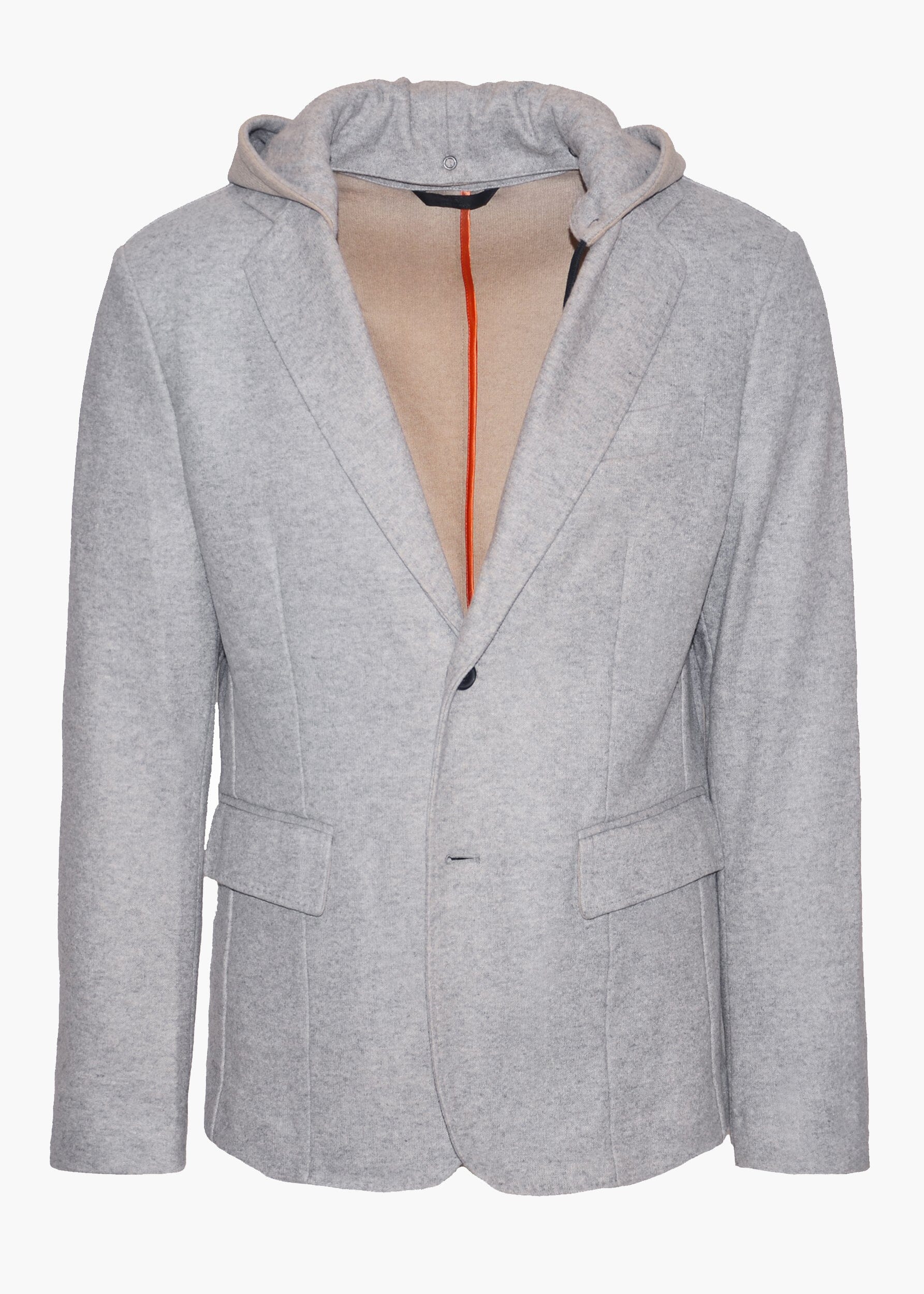 DOPPIO KNIT HOODED BLAZER