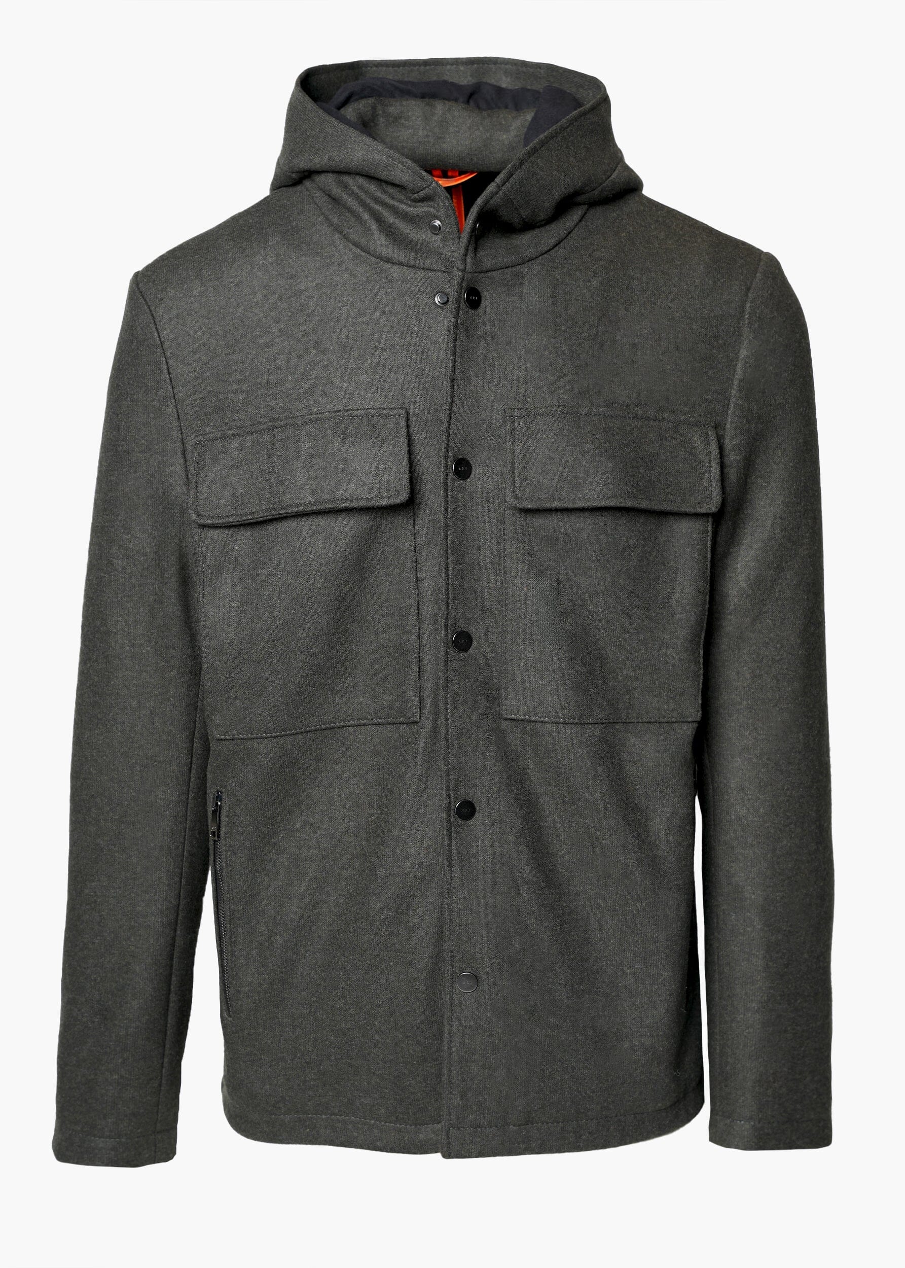 DOPPIO KNIT HOODED JACKET