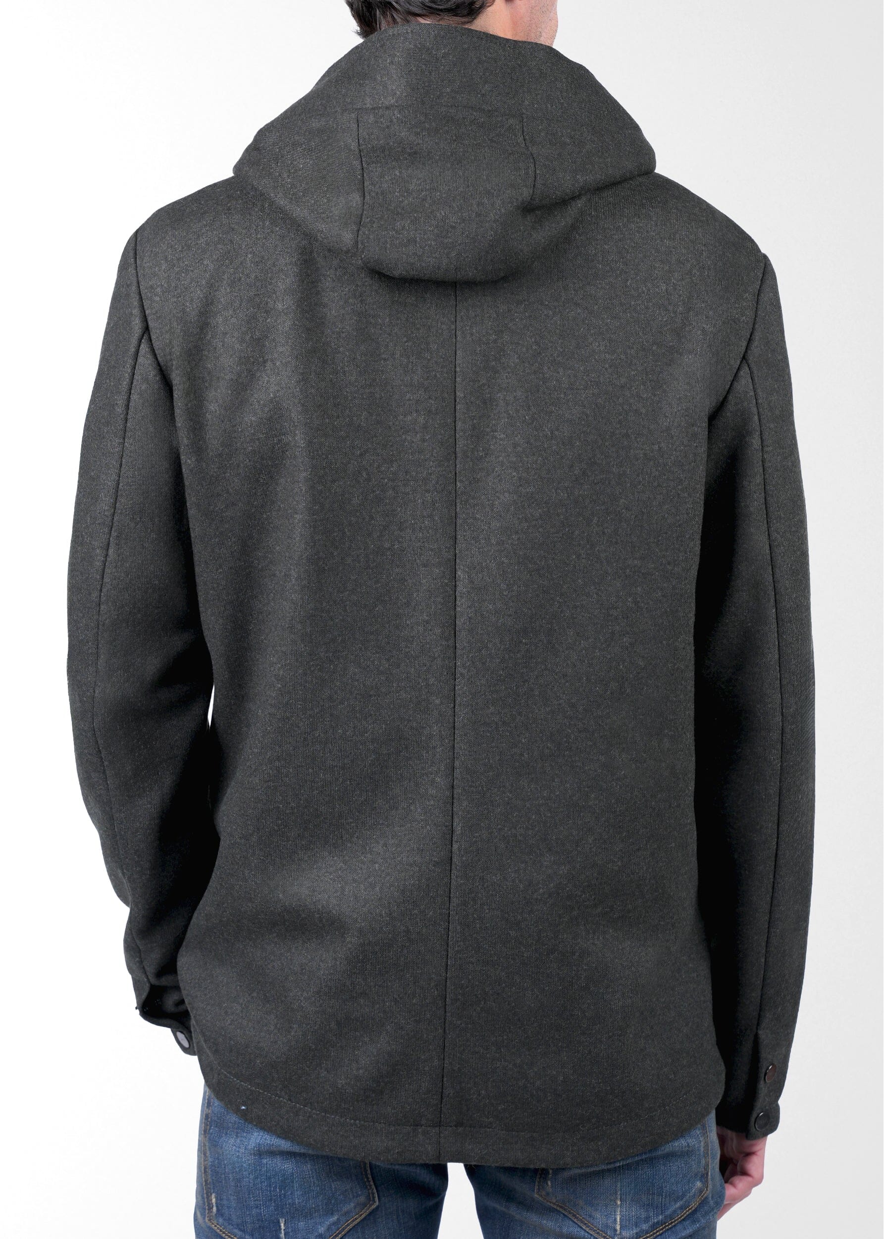 DOPPIO KNIT HOODED JACKET