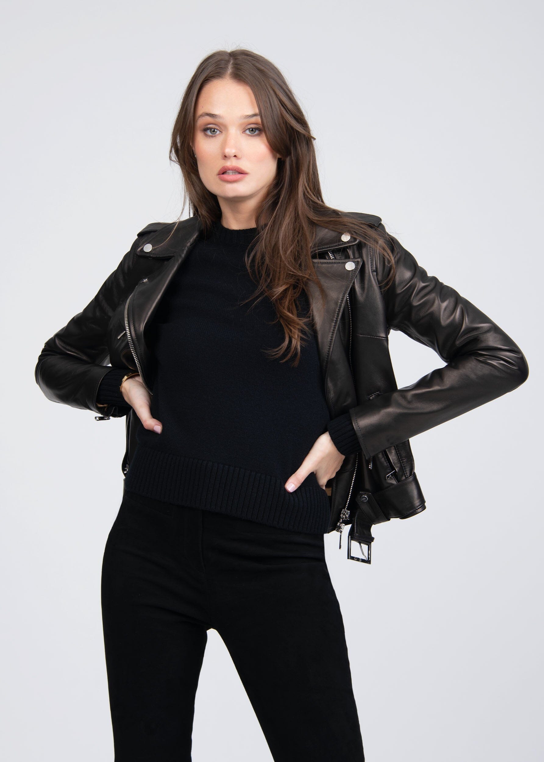 EVA BIKER LEATHER JACKET