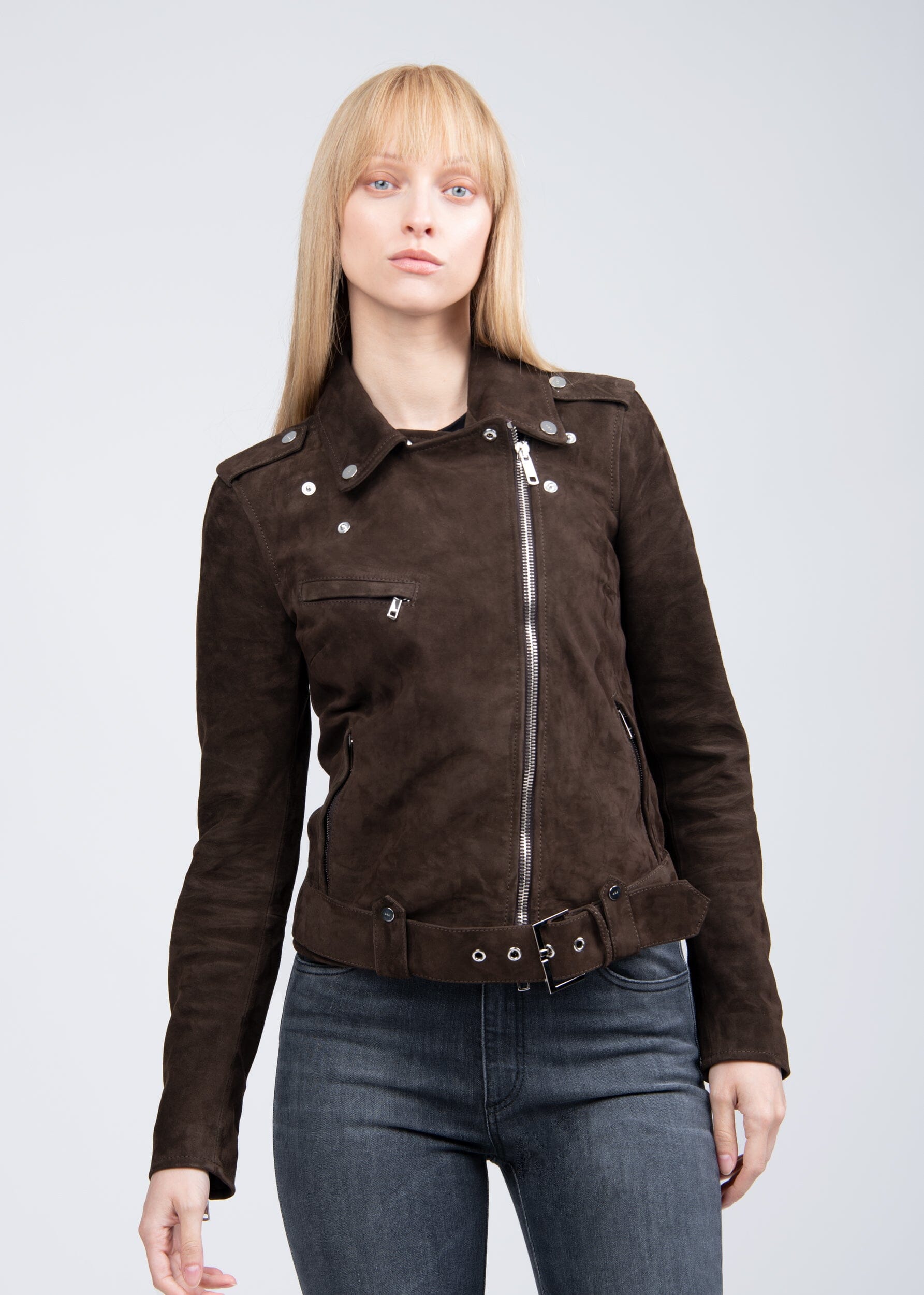 EVA BIKER SUEDE JACKET