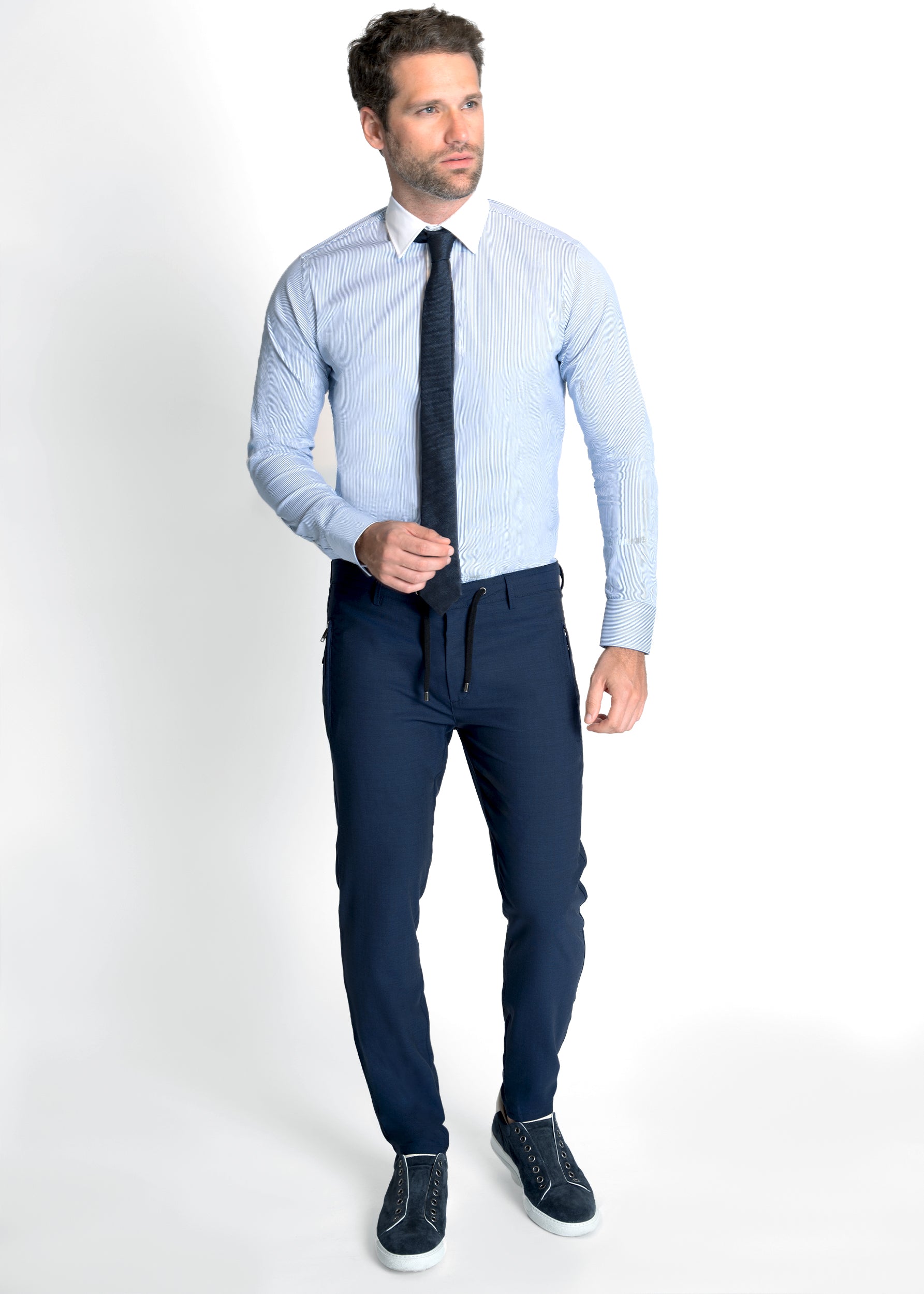 STRIPED DRESS SHIRT