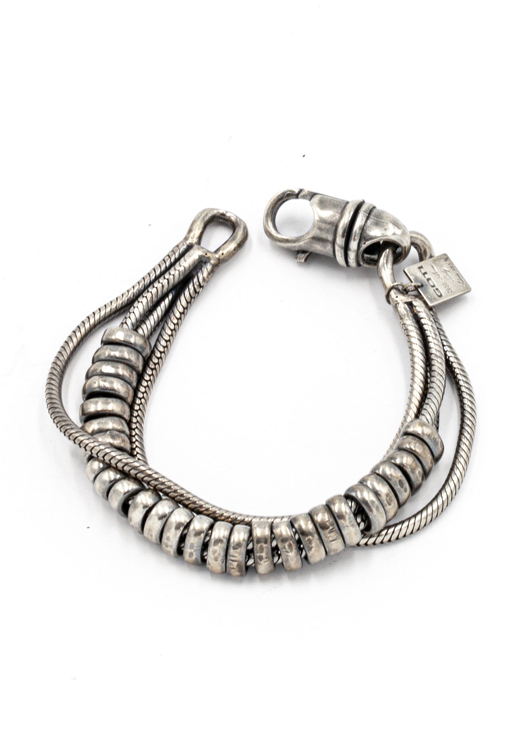 GOTI TRIPLE SNAKE CHAIN BRACELET