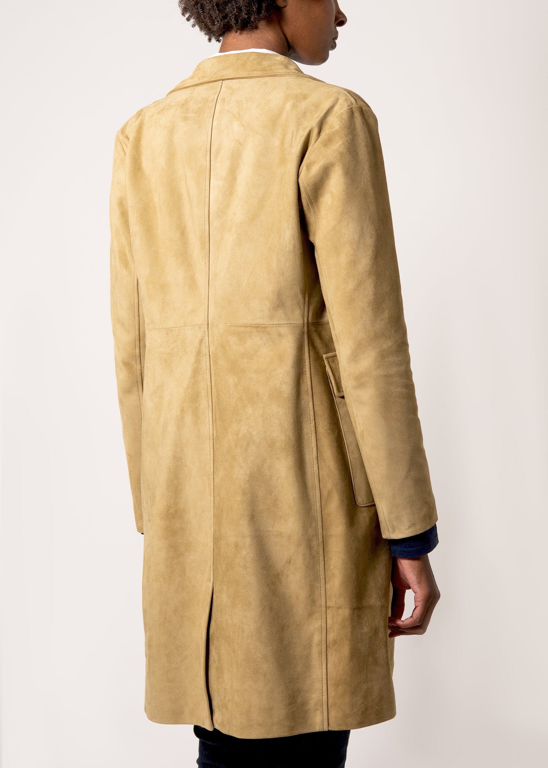 HEAVYWEIGHT SUEDE KARMIN TOP COAT