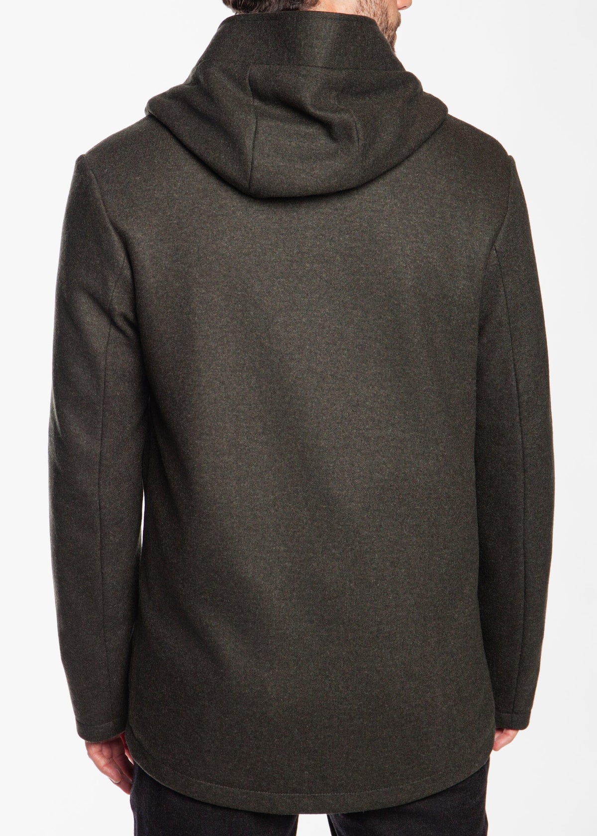 HOODED BOMBER JACKET
