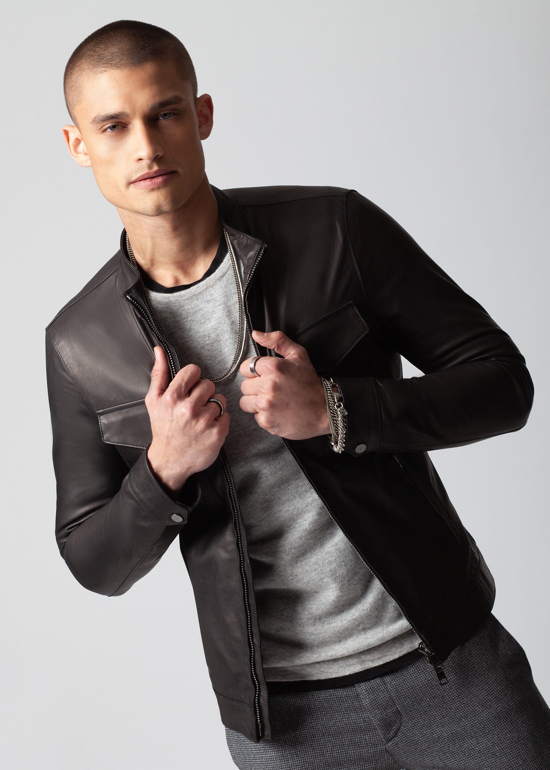 JAMES VITELLINO LEATHER JACKET