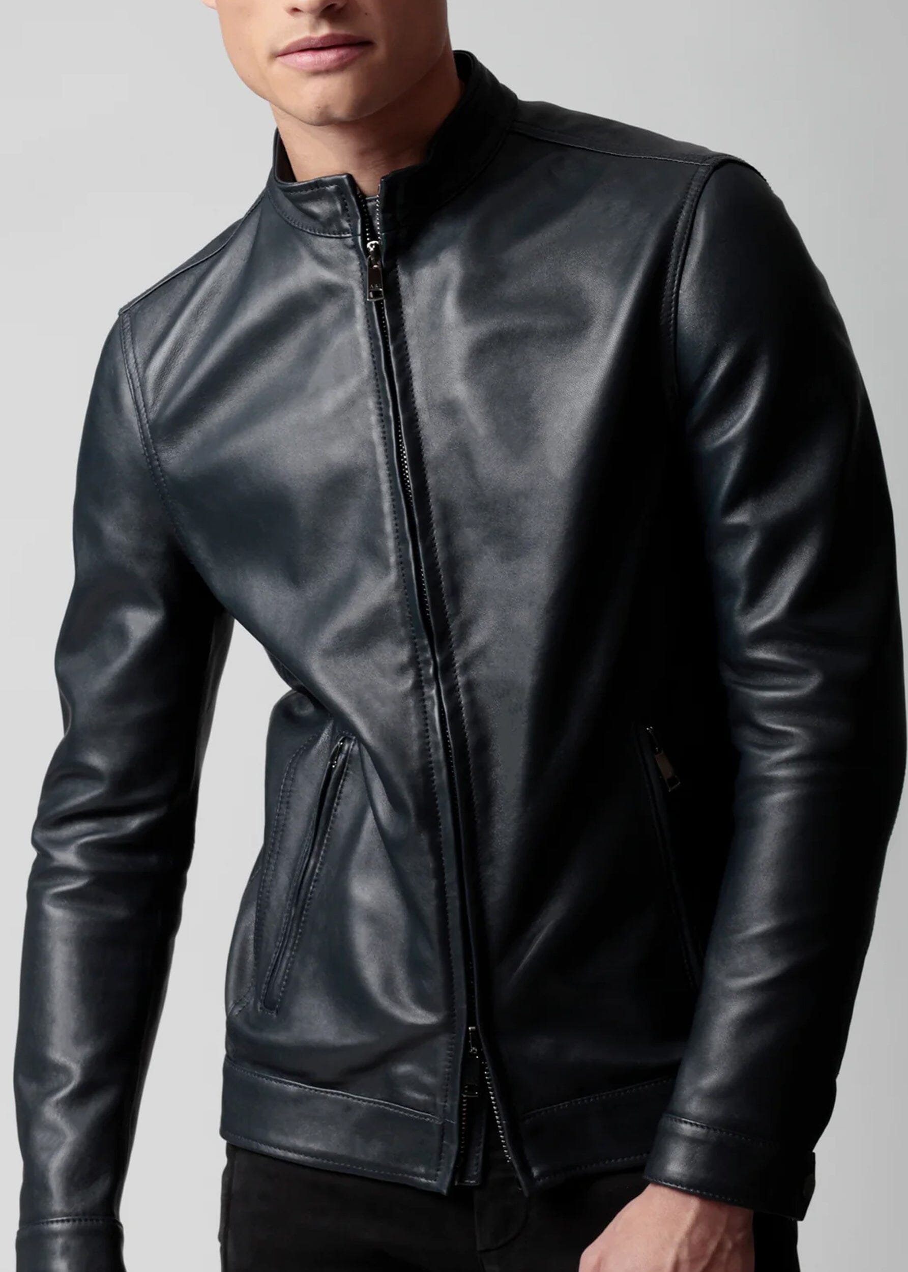 KENT NAPPA LEATHER JACKET