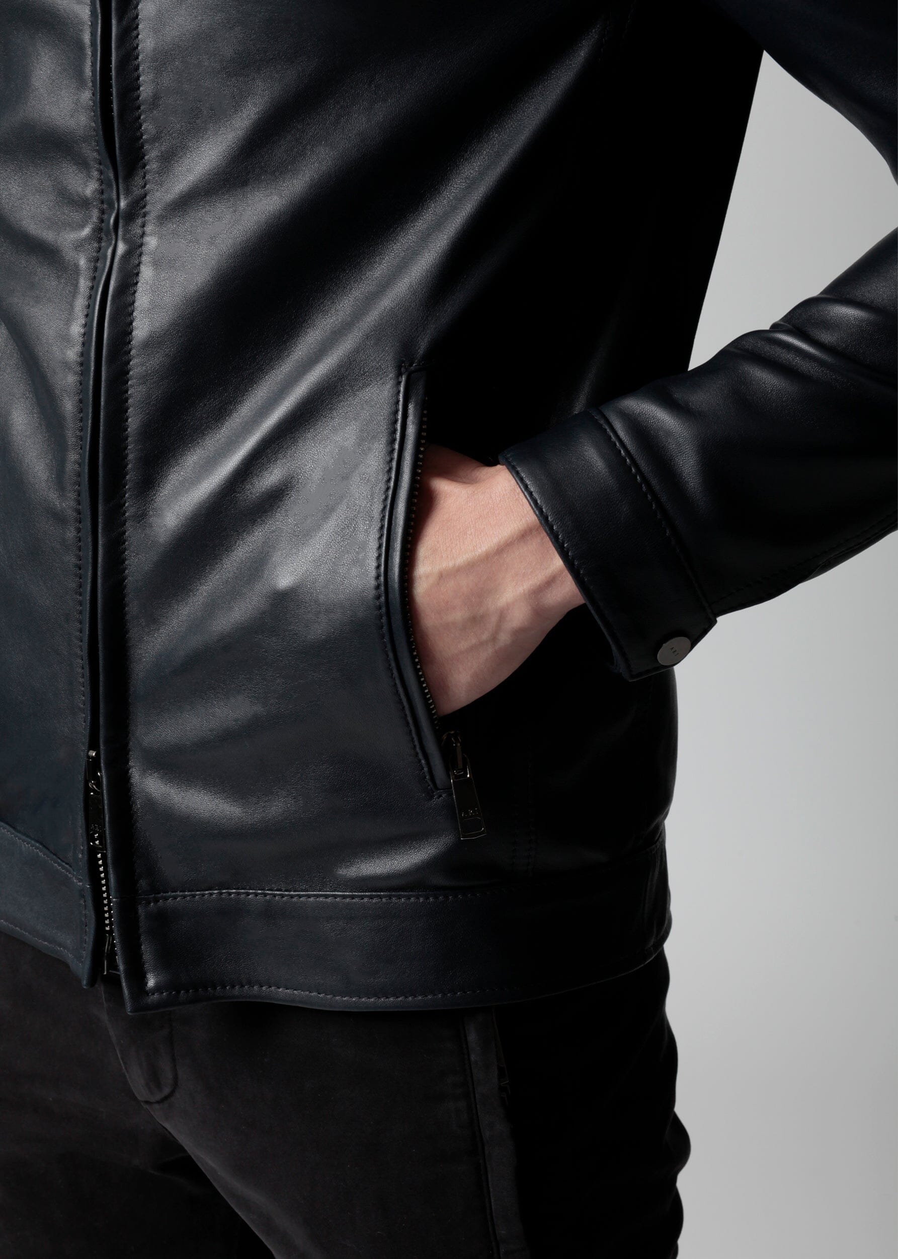 KENT NAPPA LEATHER JACKET