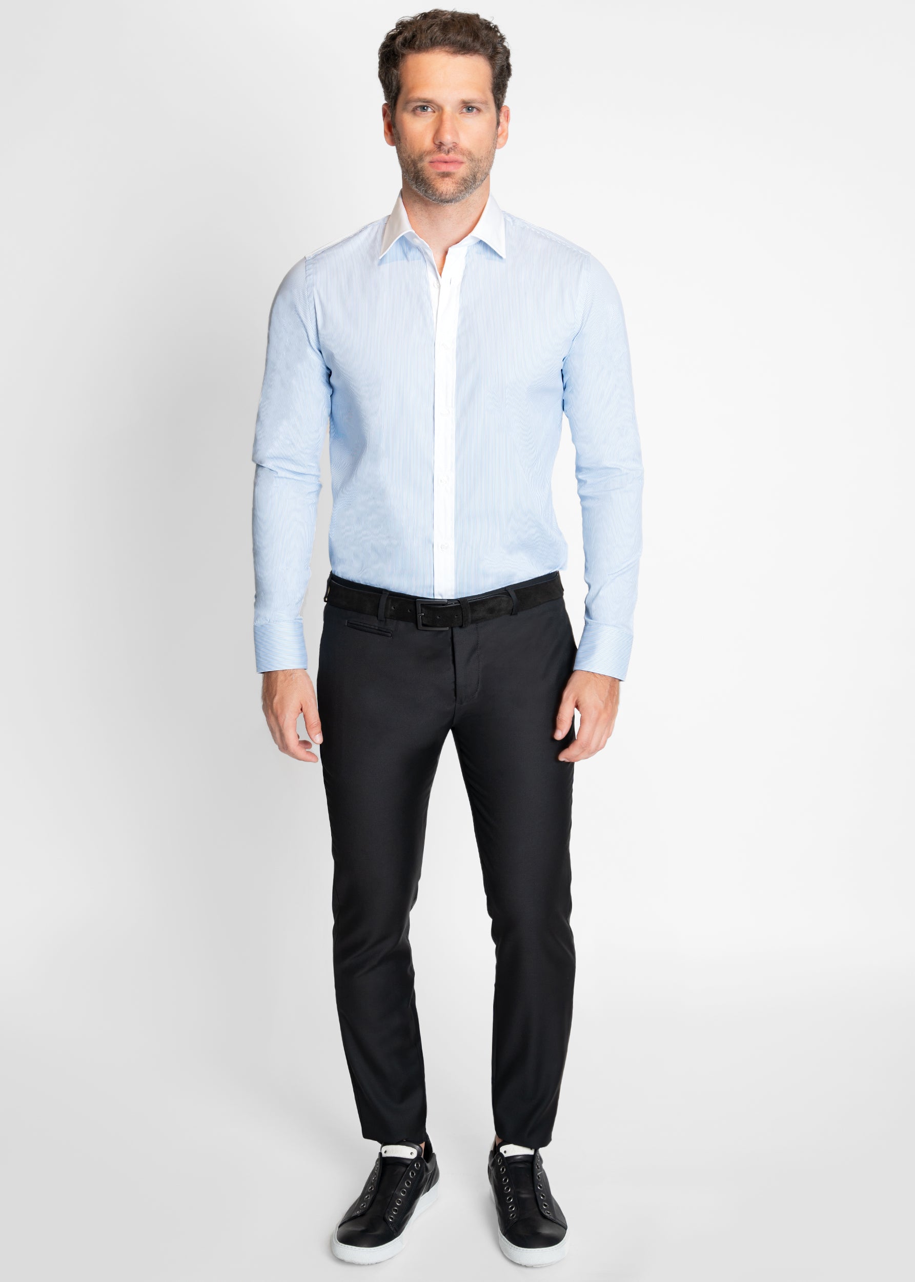STRIPED DRESS SHIRT