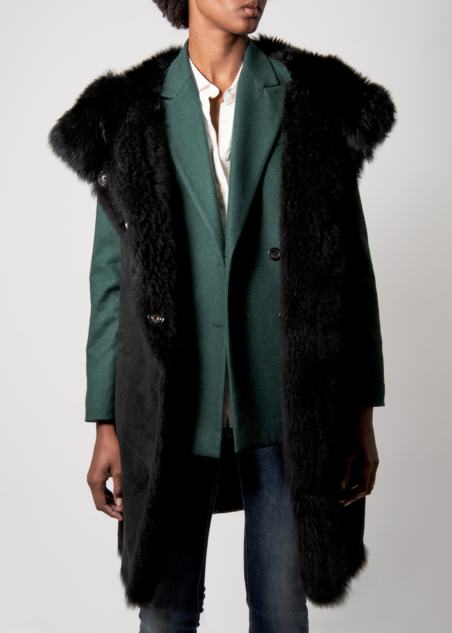 MARTINA SHEARLING VEST