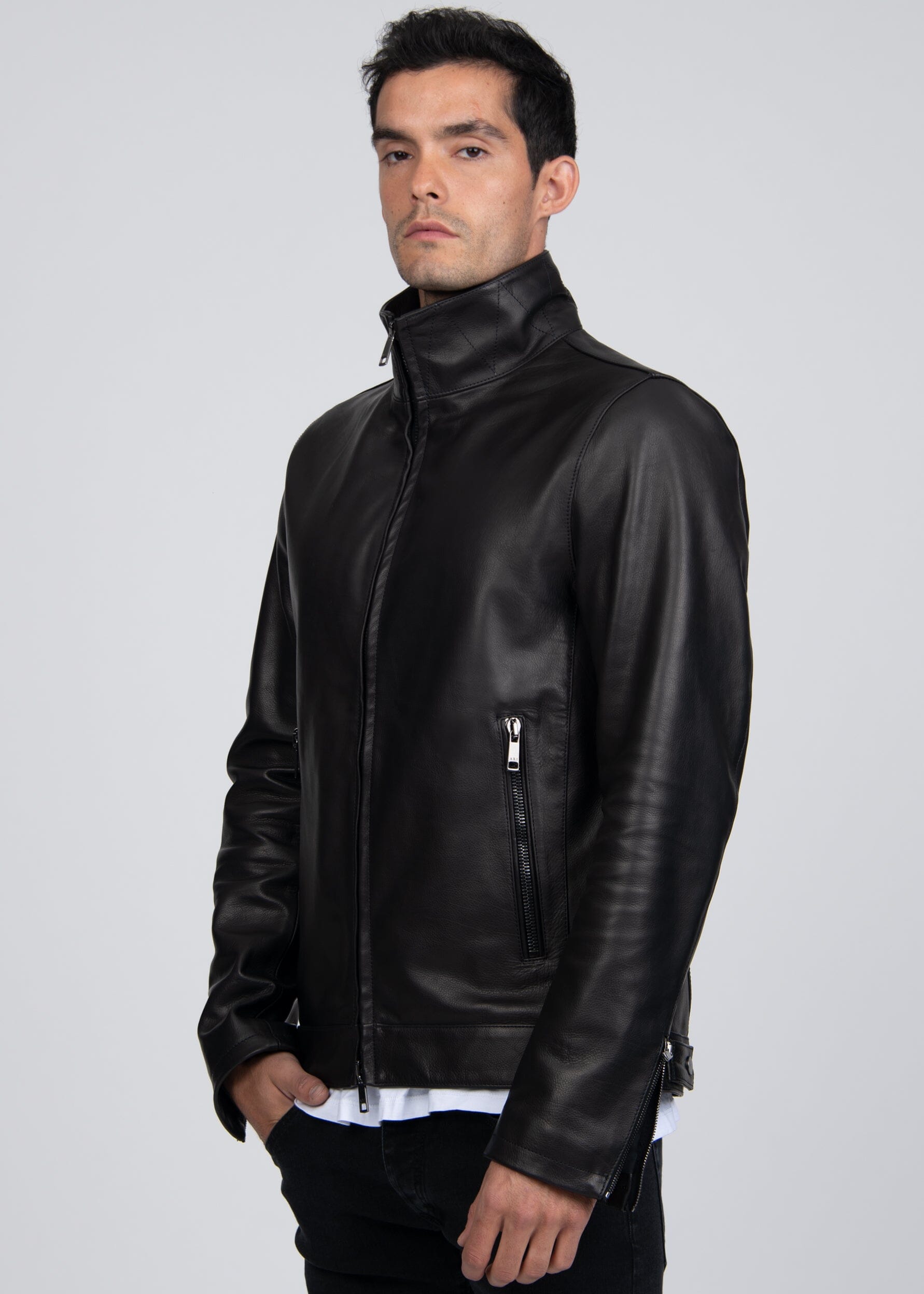 MAX VITTELLINO LEATHER JACKET