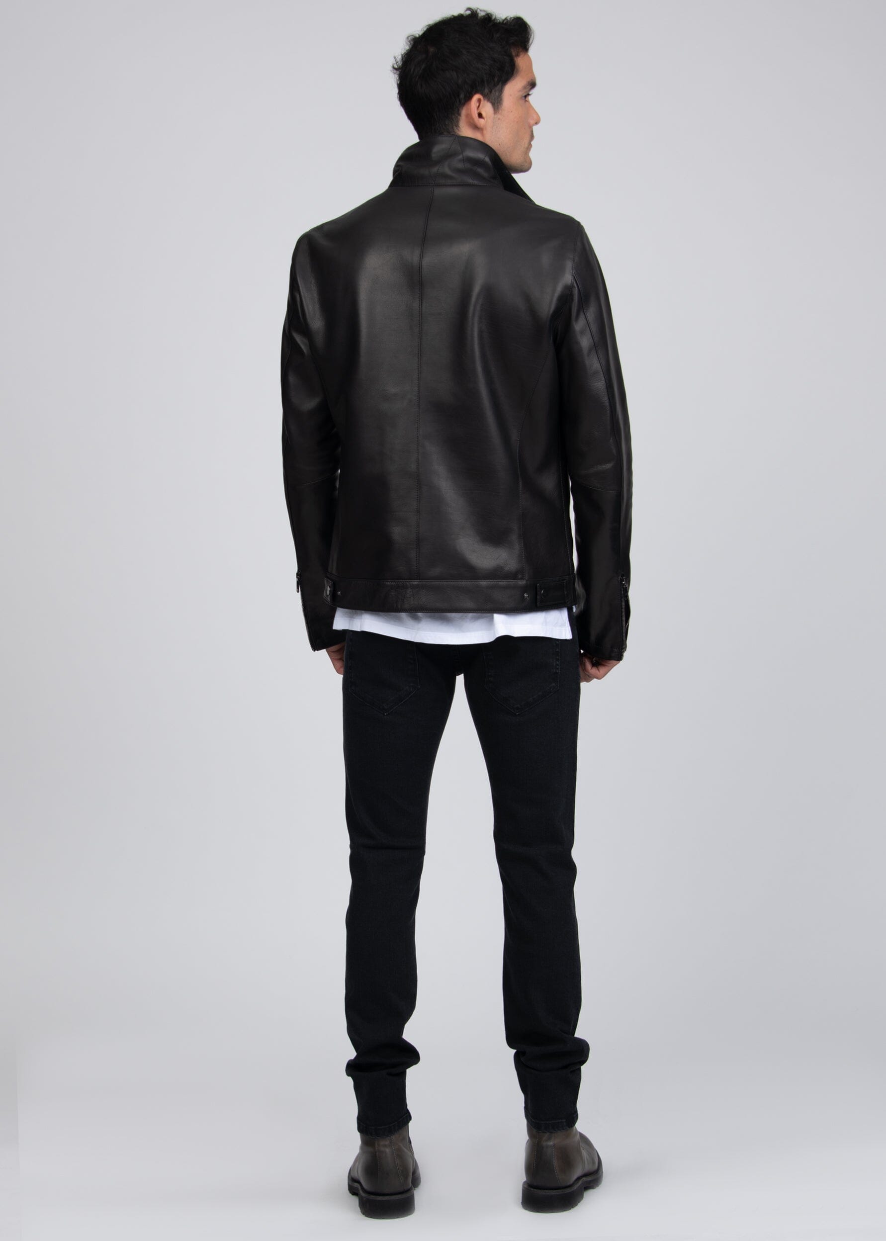 MAX VITTELLINO LEATHER JACKET