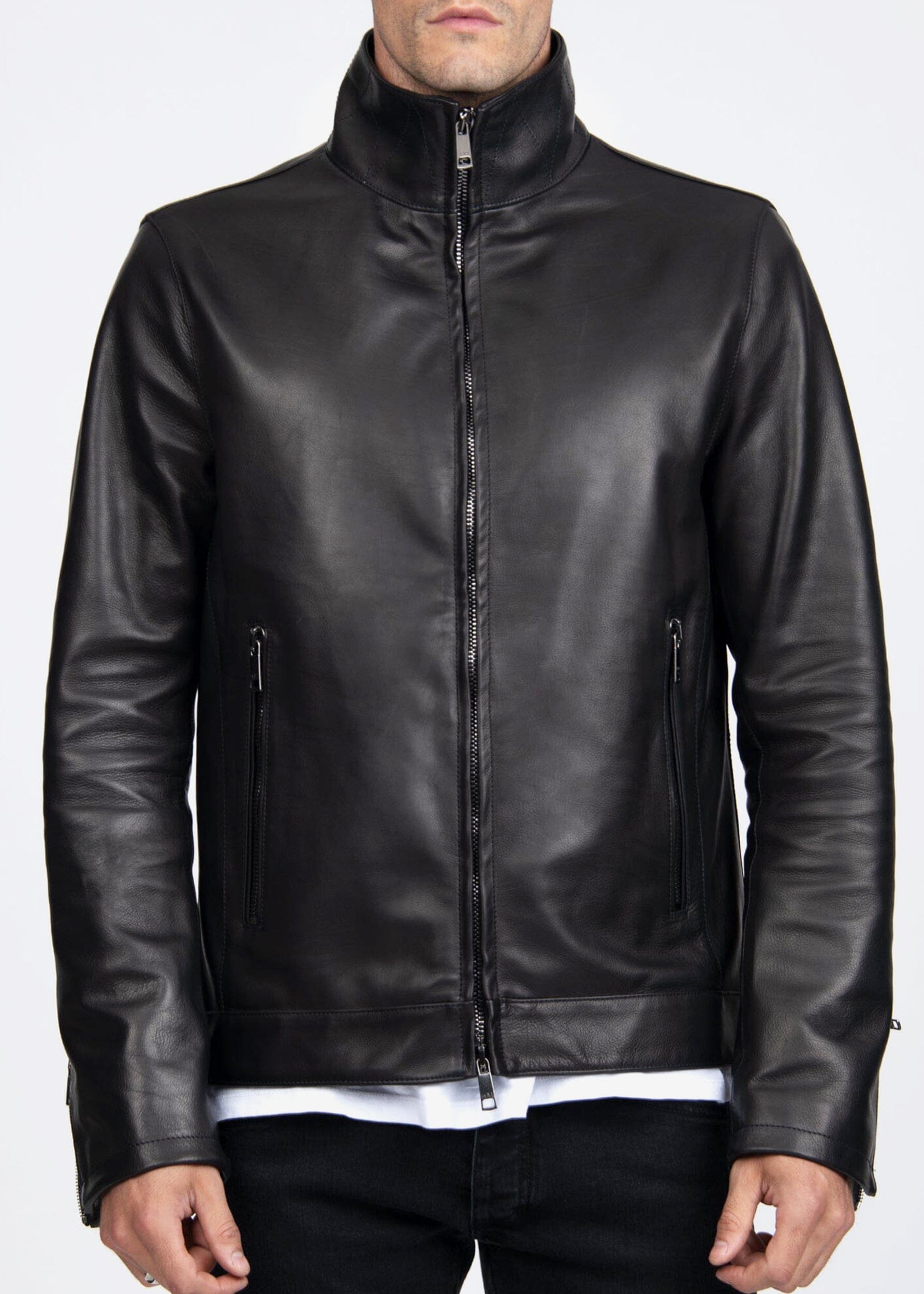 MAX VITTELLINO LEATHER JACKET