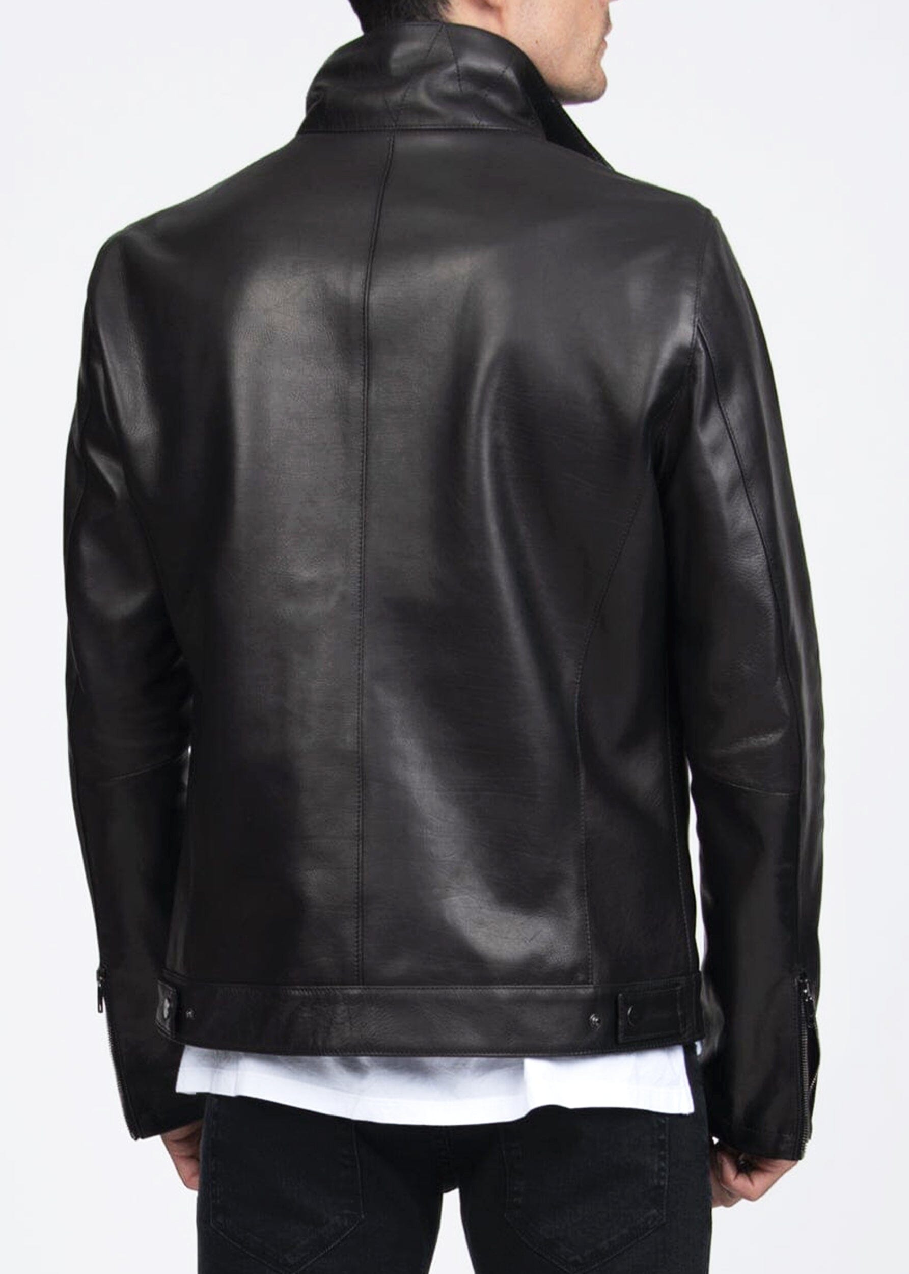 MAX VITTELLINO LEATHER JACKET