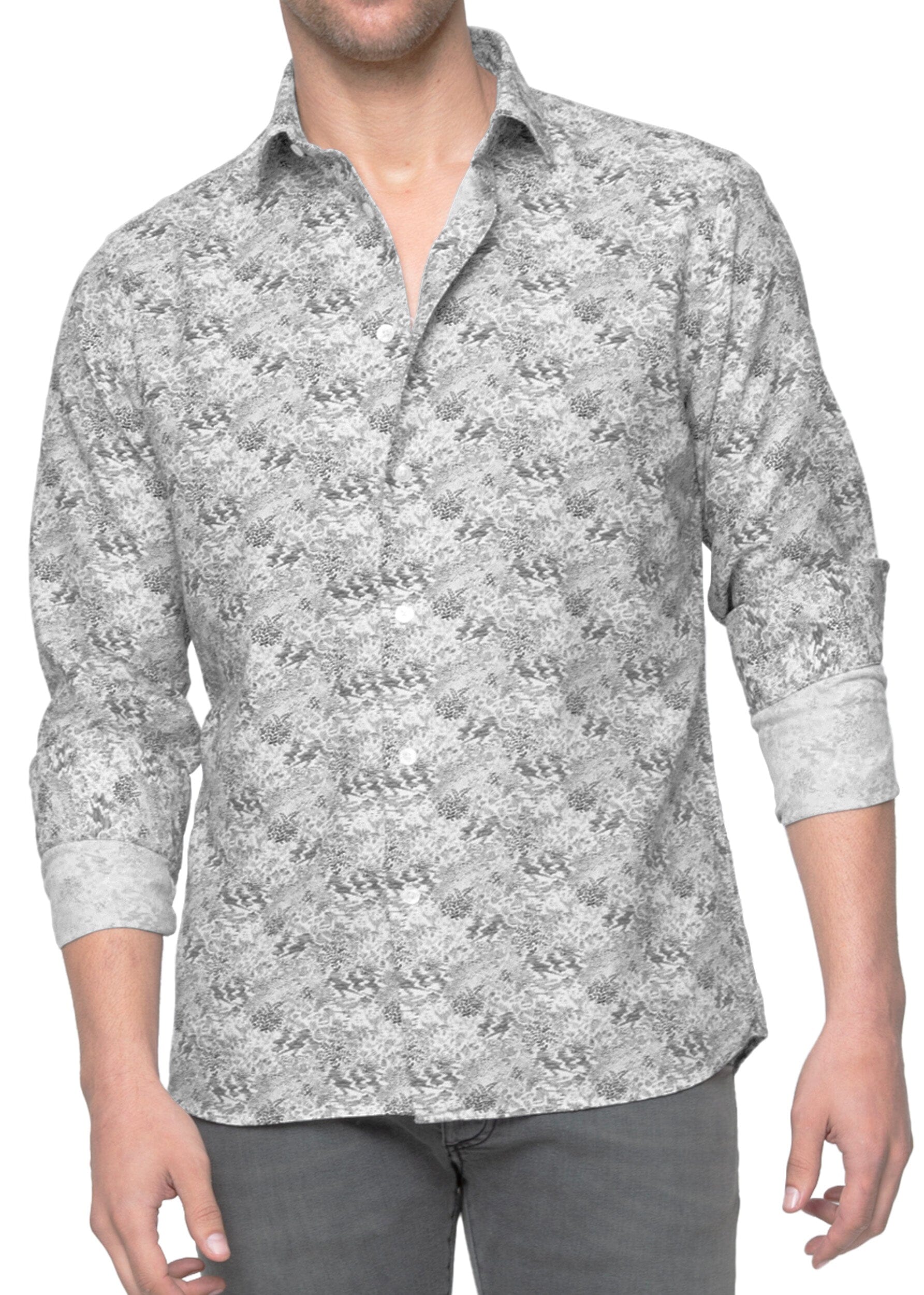 PRINTED DRESS SHIRT