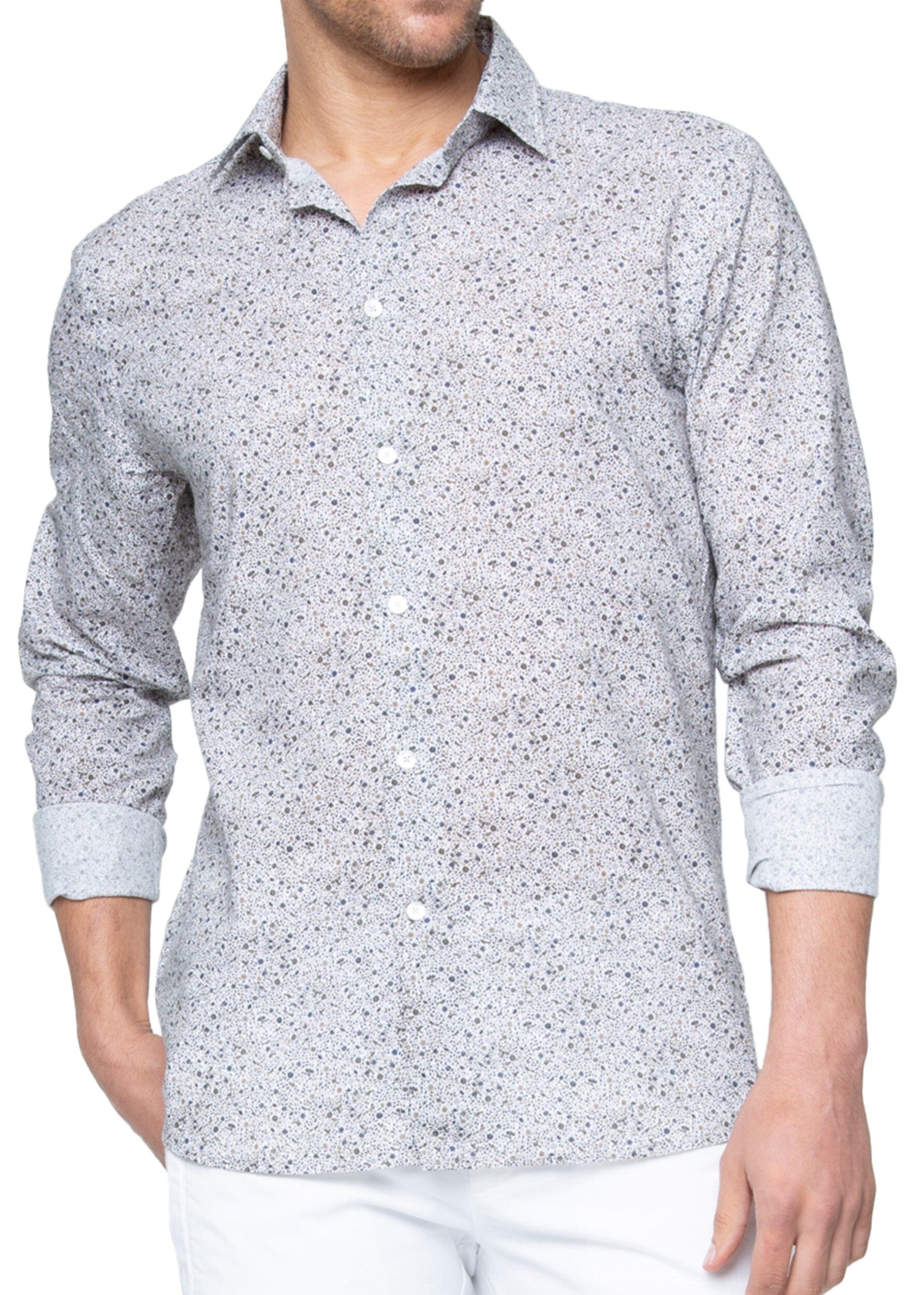 PRINTED DRESS SHIRT