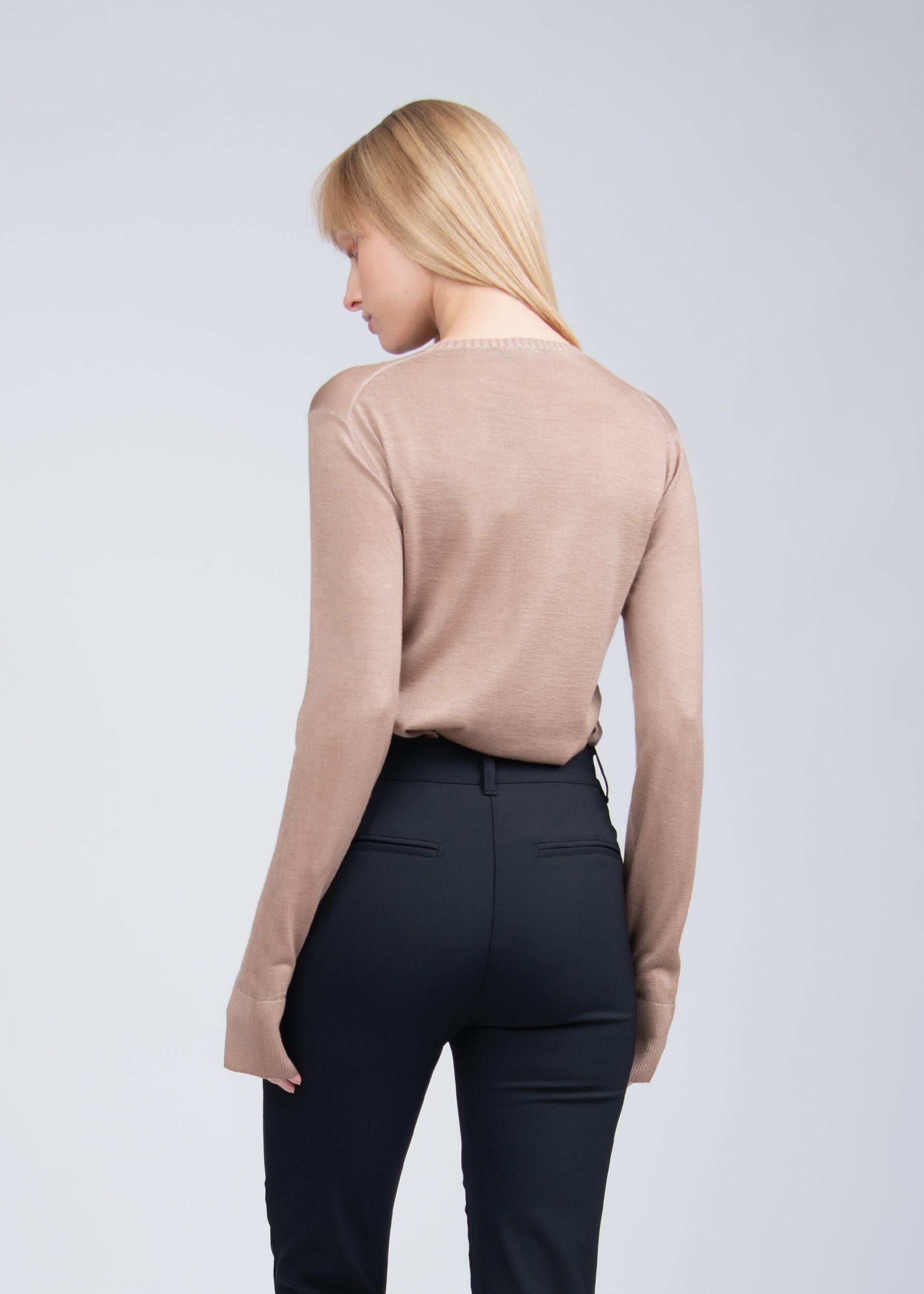 SERENA BISTRETCH VIRGIN WOOL TROUSERS