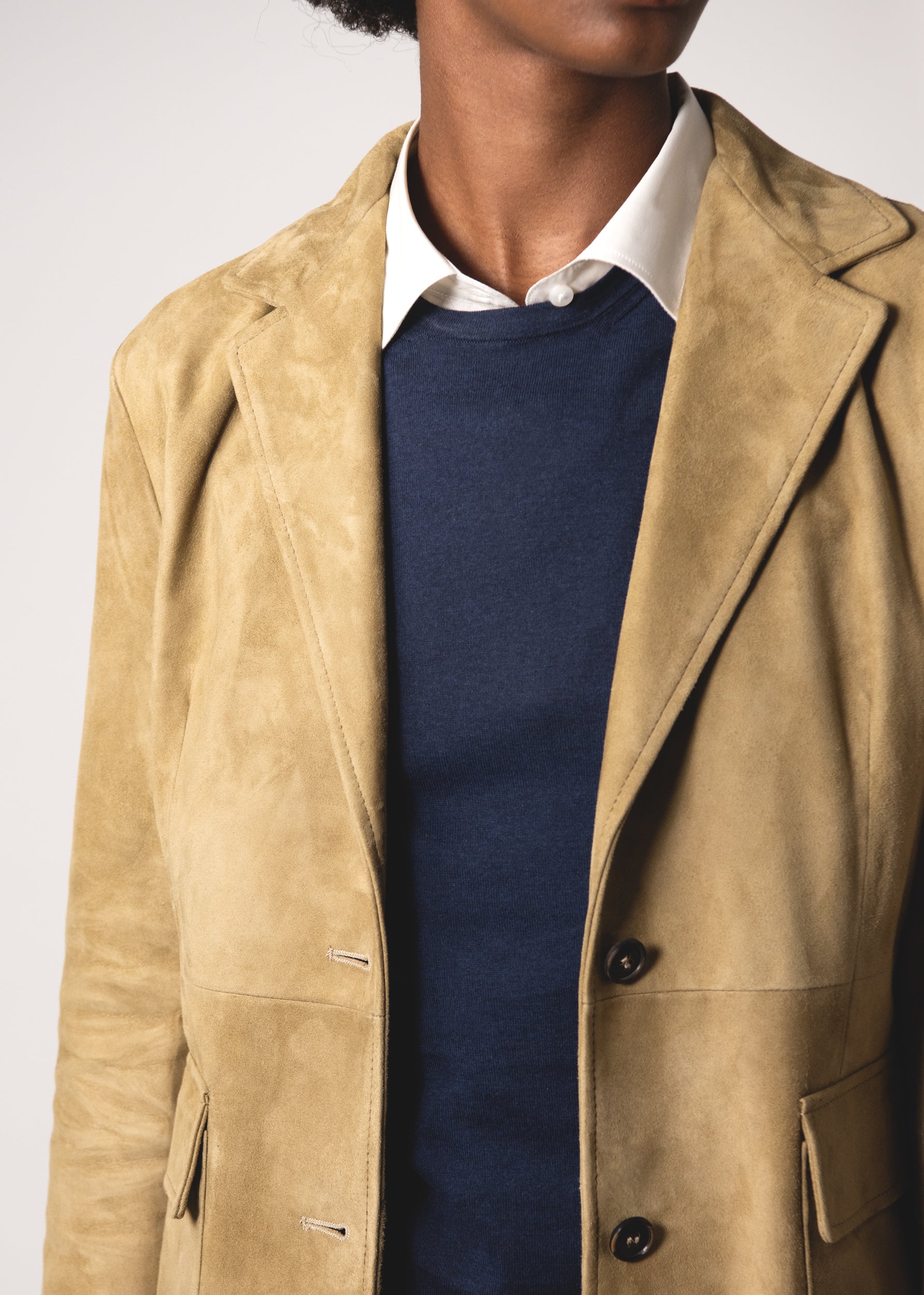 HEAVYWEIGHT SUEDE KARMIN TOP COAT