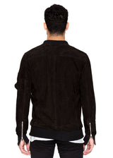 Black Alpha Leather Jacket-Ari Soho