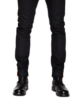 Black Folded Leather Boot-Ari Soho