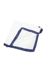 Blue Pocket Square 100% Silk-Ari Soho