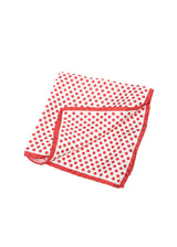 Red Polka Dot Pocket Square-Ari Soho