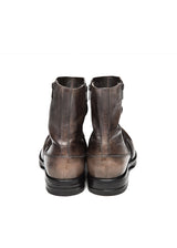 Brown Folded Leather Boot-Ari Soho