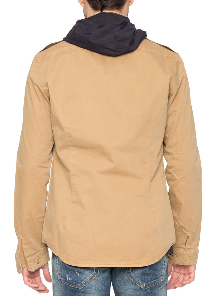 Military Shirt in Camel-Ari Soho