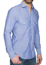 Light Blue Shirt with Pockets-Ari Soho