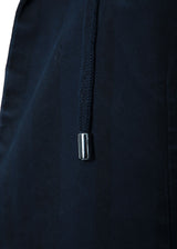 Blue Striped Hooded Blazer Jacket-Ari Soho