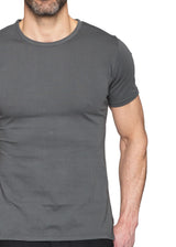 Grey Crewneck T-Shirt-Ari Soho