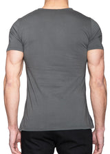 Grey Crewneck T-Shirt-Ari Soho