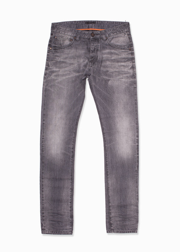 Gray Faded Denim Jeans-Ari Soho