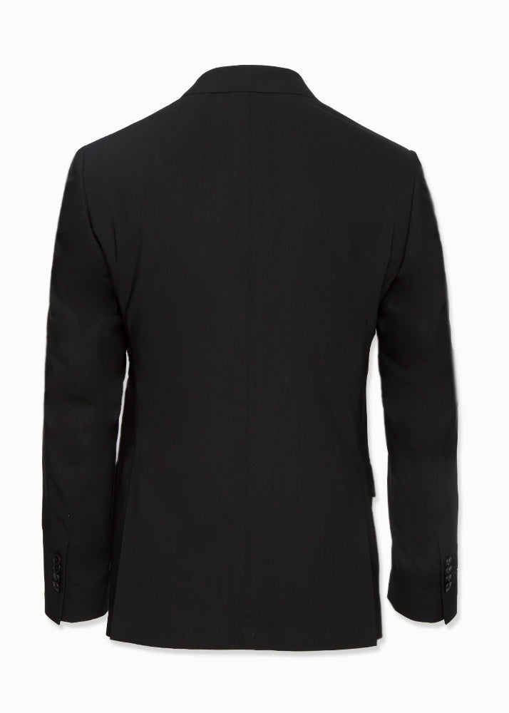 Black Hooded Wool Suit-Ari Soho