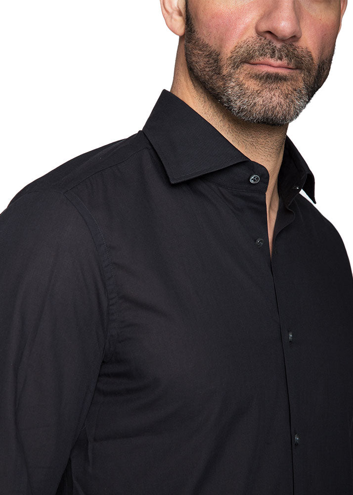 Mussola Shirt in Black-Ari Soho